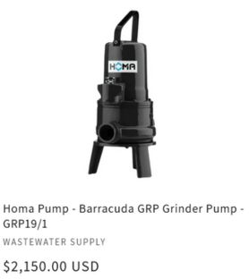 Homa Pump Barracuda