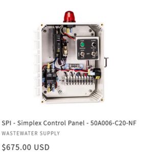 SPI Control Panel 50A006