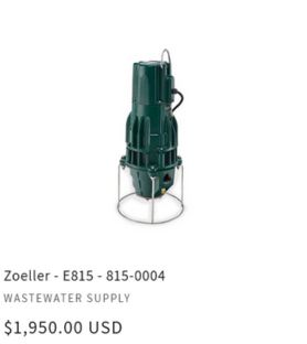 Zoeller E815-004