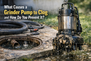 Professional illustration of Why Grinder Pump Clog Prevention Matters